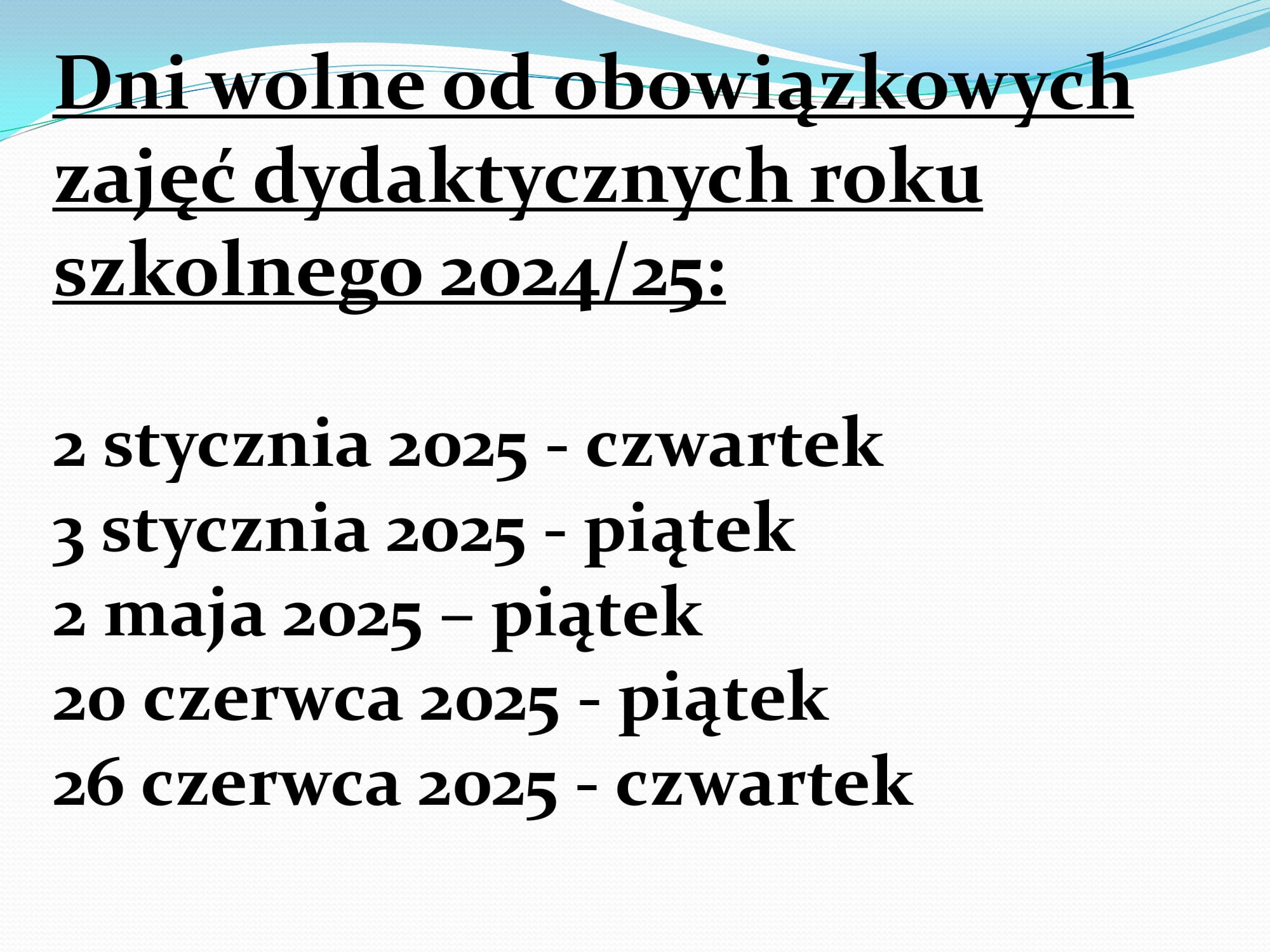 Kalendarium Roku Szkolnego 2024 2